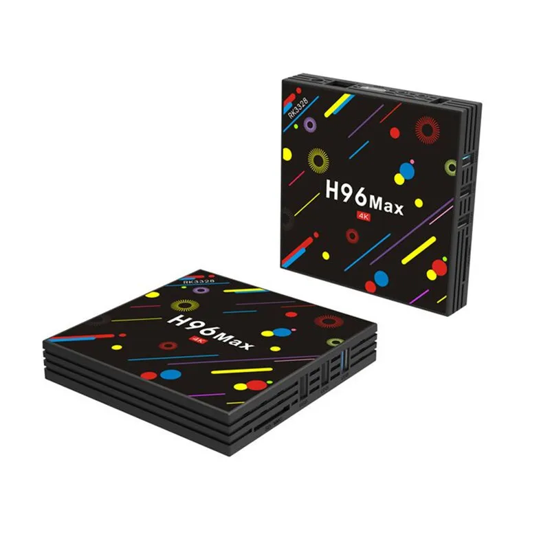 Приставка Смарт-ТВ H96 Max Android 7 1 4 + 32 ГБ 2 4/5 ГГц Wi-Fi | Электроника
