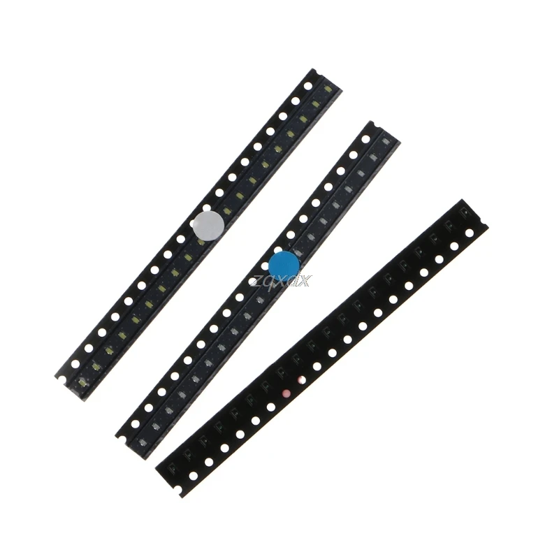 100 Pcs 5 Colors SMD 0603 LED Light Red Green Blue Yellow White Assotment Kit Whosale&Dropship| |