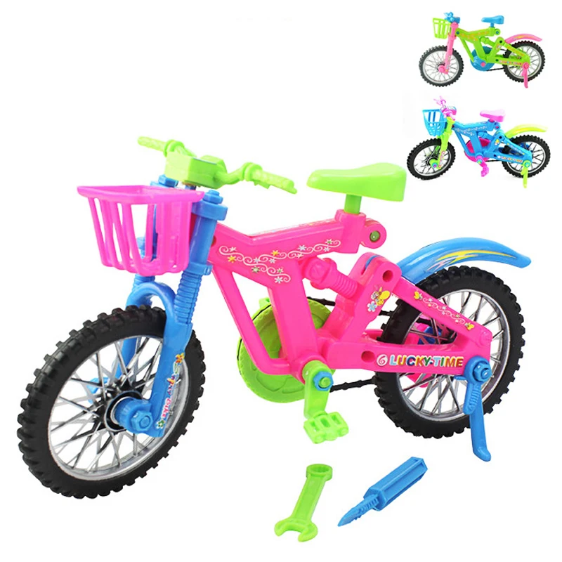 

28cm Bike Model Building Blocks Children Learning and Educational Vehicle Toy Simulation Removable Bicycle DIY Assembly Bike set