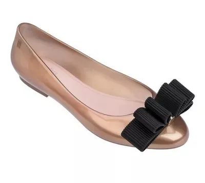 Mini Melissa/Брендовые женские босоножки прозрачные сандалии с бантом женская обувь