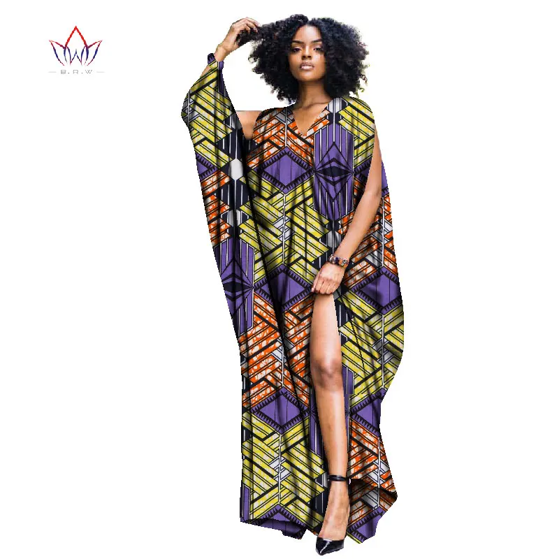 Черная традиционная африканская одежда негабаритных африканских Дашики платья