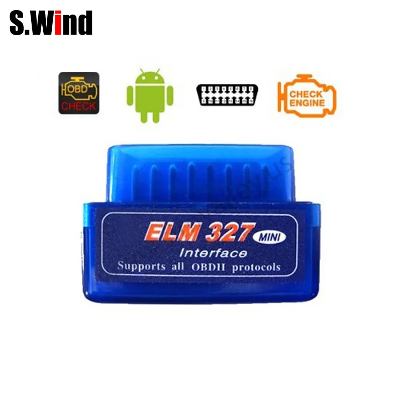 Автомобильный диагностический интерфейсный сканер ELM327 OBD2 II Mini V2.1 интерфейс