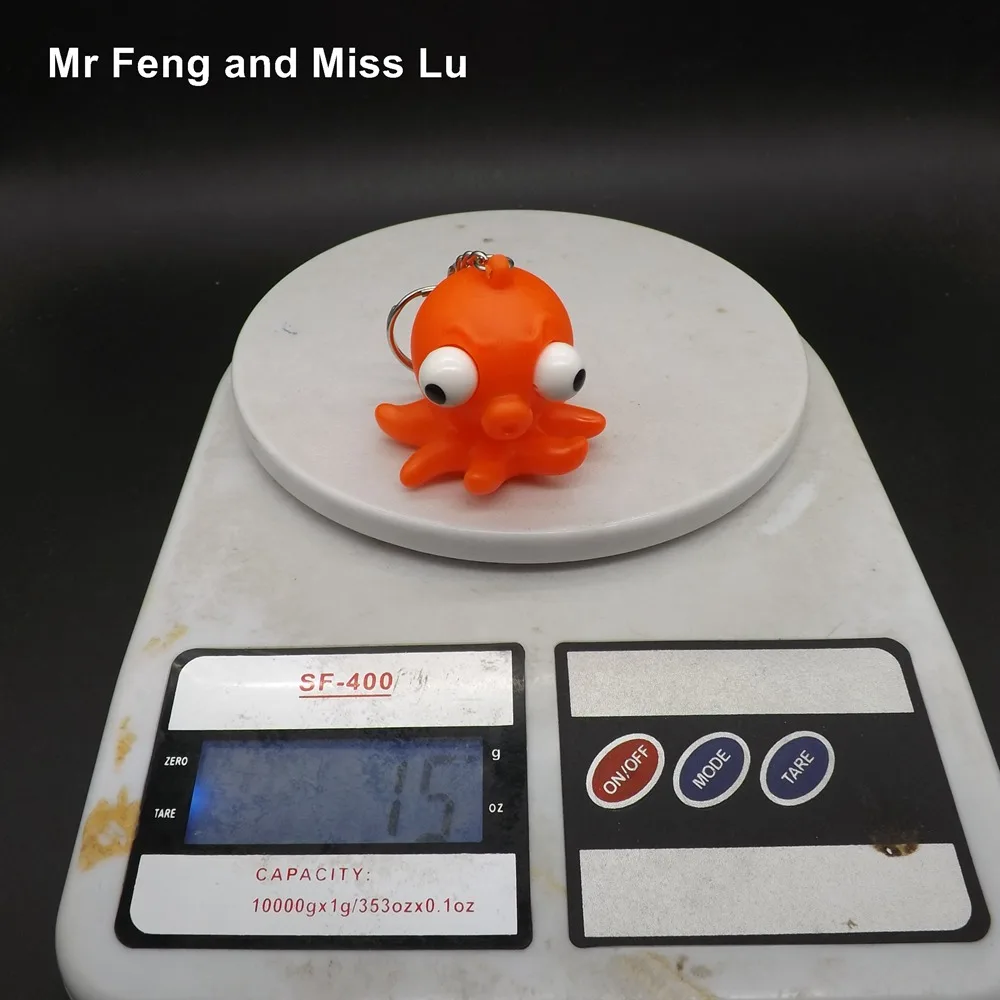 Красный осьминог анти-стресс игры животных Vent игрушки забавные новинок брелок |