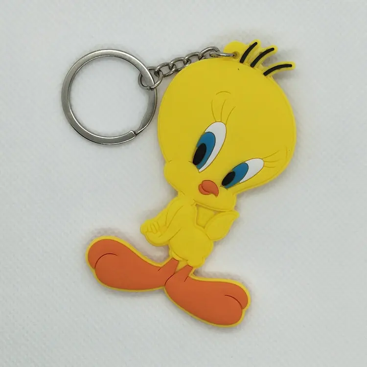 Аниме Том и Джерри брелок TweetyBird милый забавный мультфильм для мужчин и женщин ПВХ брелок кулон ювелирные изделия подарок мода персонализированный