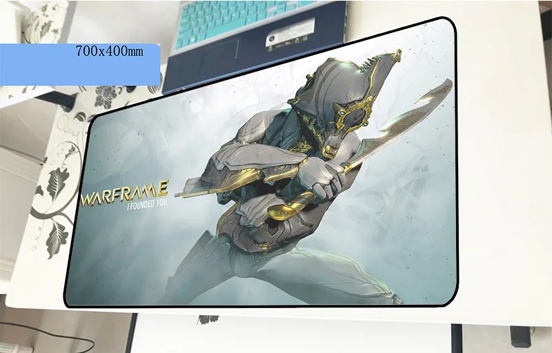 Warframe коврик для мыши 70x40 см Бестселлер коврики для мыши лучший игровой коврик для мыши геймер Большие персонализированные коврики для мыши Клавиатура ПК коврик