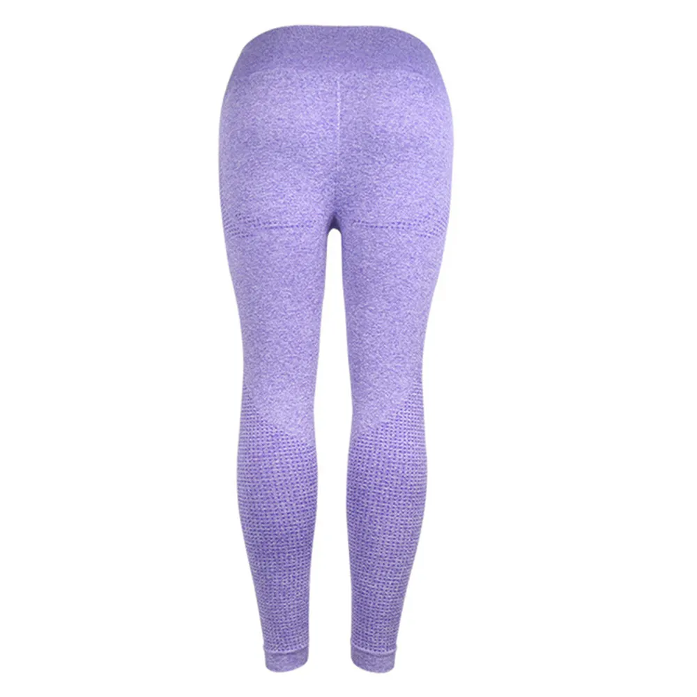 Бесшовные Леггинсы 2019 штаны для йоги с высокой талией женские тренировочные