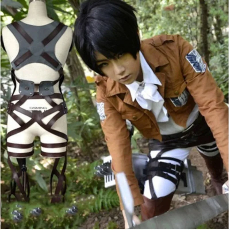 Аниме Косплей атака на Титанов Shingeki No Kyojin Recon Corps жгут ремень Hookshot костюм Хэллоуин вечерние регулируемые ремни