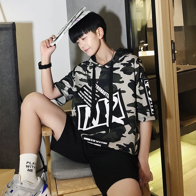 Новинка 2019 Мужская одежда приталенное пальто с капюшоном рукавом до локтя