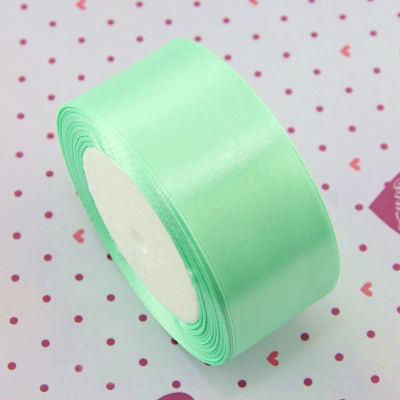 1 Рулон/25 Yardas Multi color Шелковый Атлас Ювелирные Изделия Упаковочные Ленты DIY