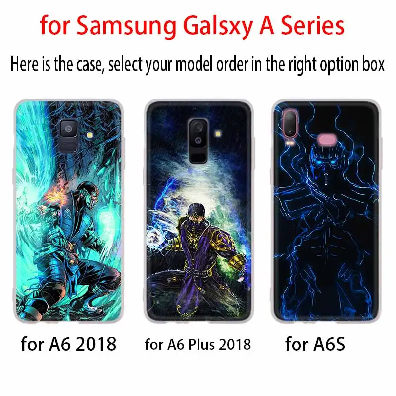 Mortal Kombat чехол для Samsung Галактики A12/A20/A51/A70/A20s/A21s/A32/A50/A50s/A42/A52/A72 5G A8 A7 A6 2018