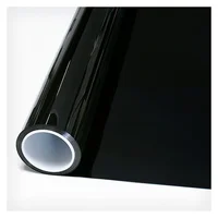 HOHOFILM Roll Black Window film Privacy Protection Glass Sticker for Home Office Tint 0%VLT window tint PET adhesive Vinyl