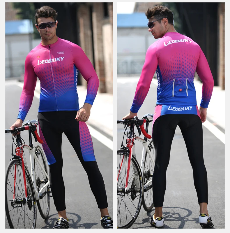 Бренд Pro Team Велоспорт Джерси набор Мужская осенняя одежда с длинным рукавом для велосипеда мягкая одежда для горного велосипеда Mtb Аксессуары для велосипеда
