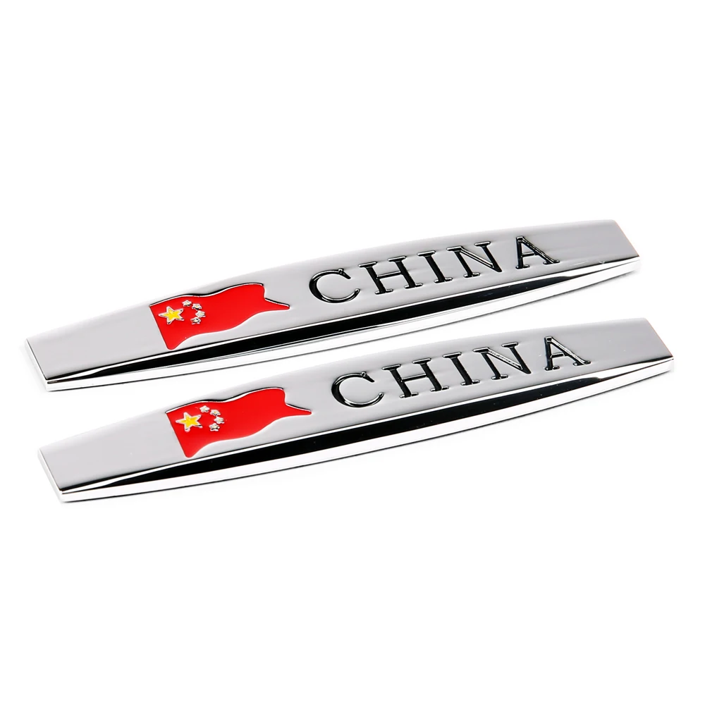 Китайский Флаг Логотип Эмблема Для Volkswagen Abarth BMW Toyota Mercedes Brillance Geely Защитные чехлы