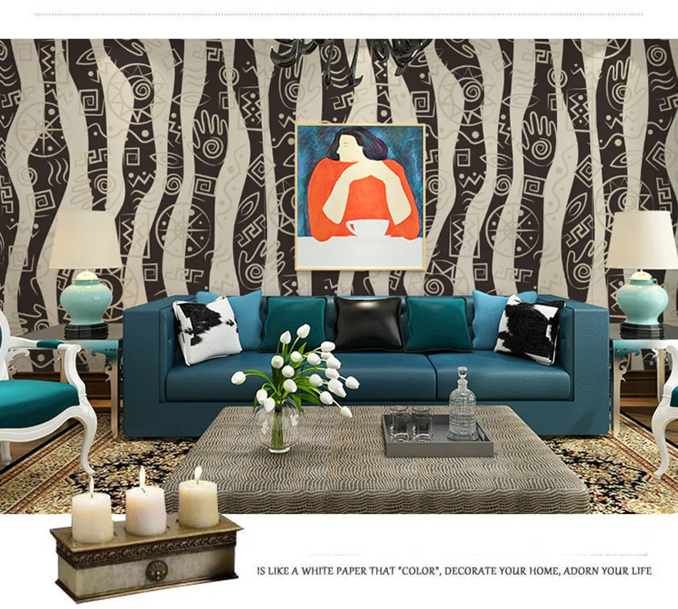 

ShineHome-Modern Custom Zebra Stripe Photo Wallpapers 3d Stereoscopic Decorative Walls in Rolls Paper Murals Boys Children Room