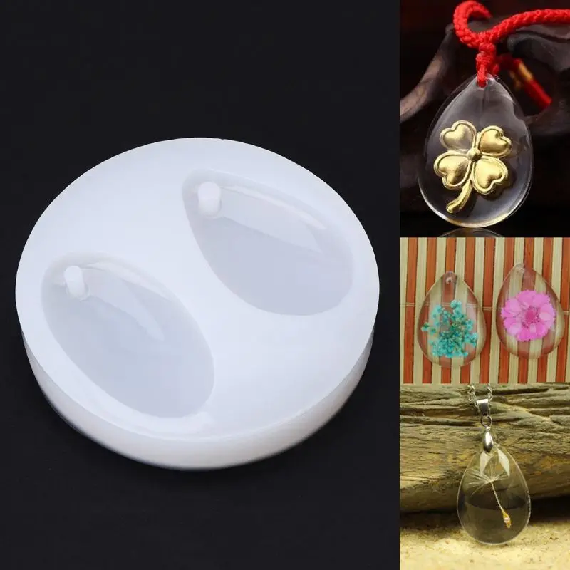 Силиконовые формы DIY Изготовление ожерелий с подвесками инструмент Овальные
