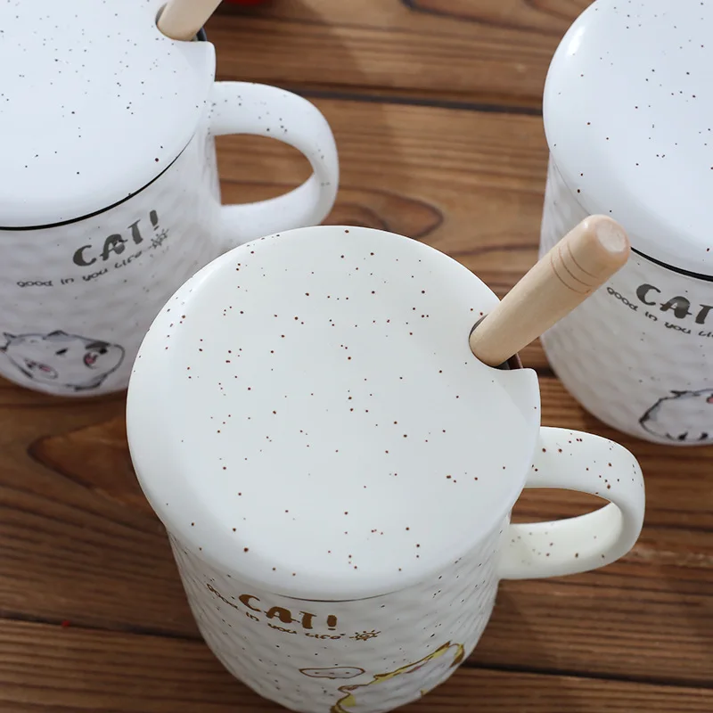 400 мл корейский милый кот кружка креативный мультяшный Кот керамическая кофейная