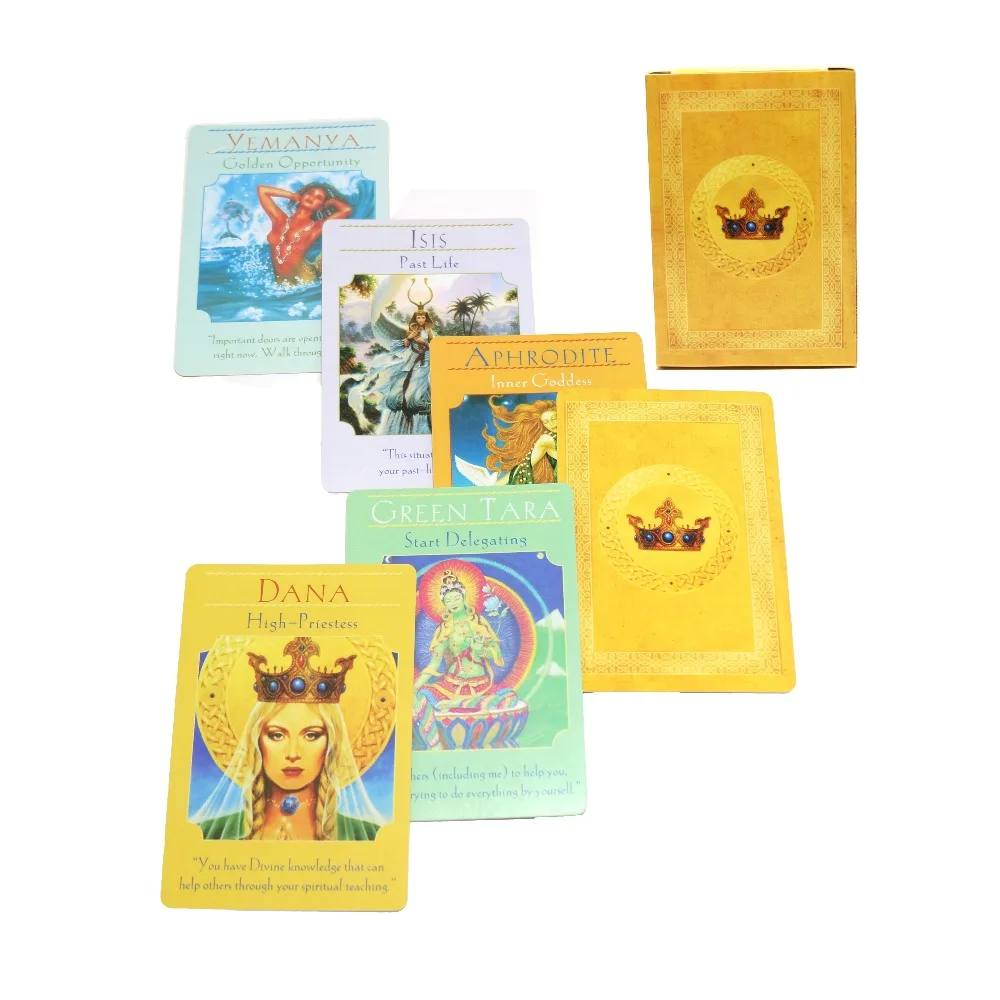 Высокое качество карточная игра красота oracle deck 44 игральные карты Таро гадание