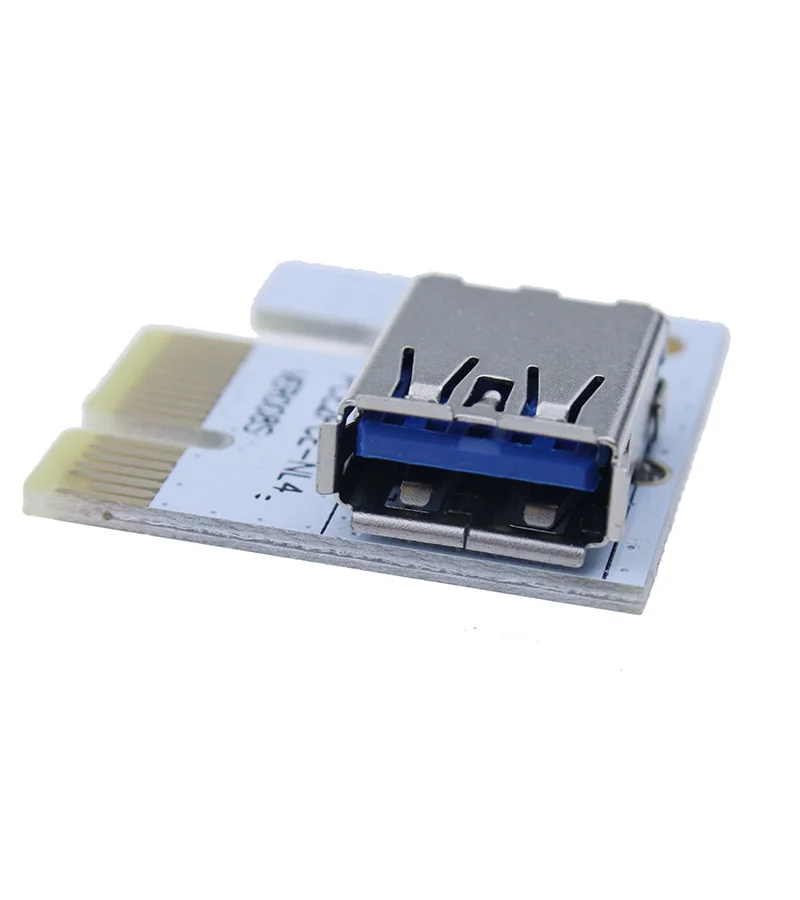 Новая 6 шт. VER008S 3-в-1 Molex 4Pin SATA 6PIN PCIE PCI-E PCI Express Riser Card 1x к 16x USB 3 0 кабель для майнинга