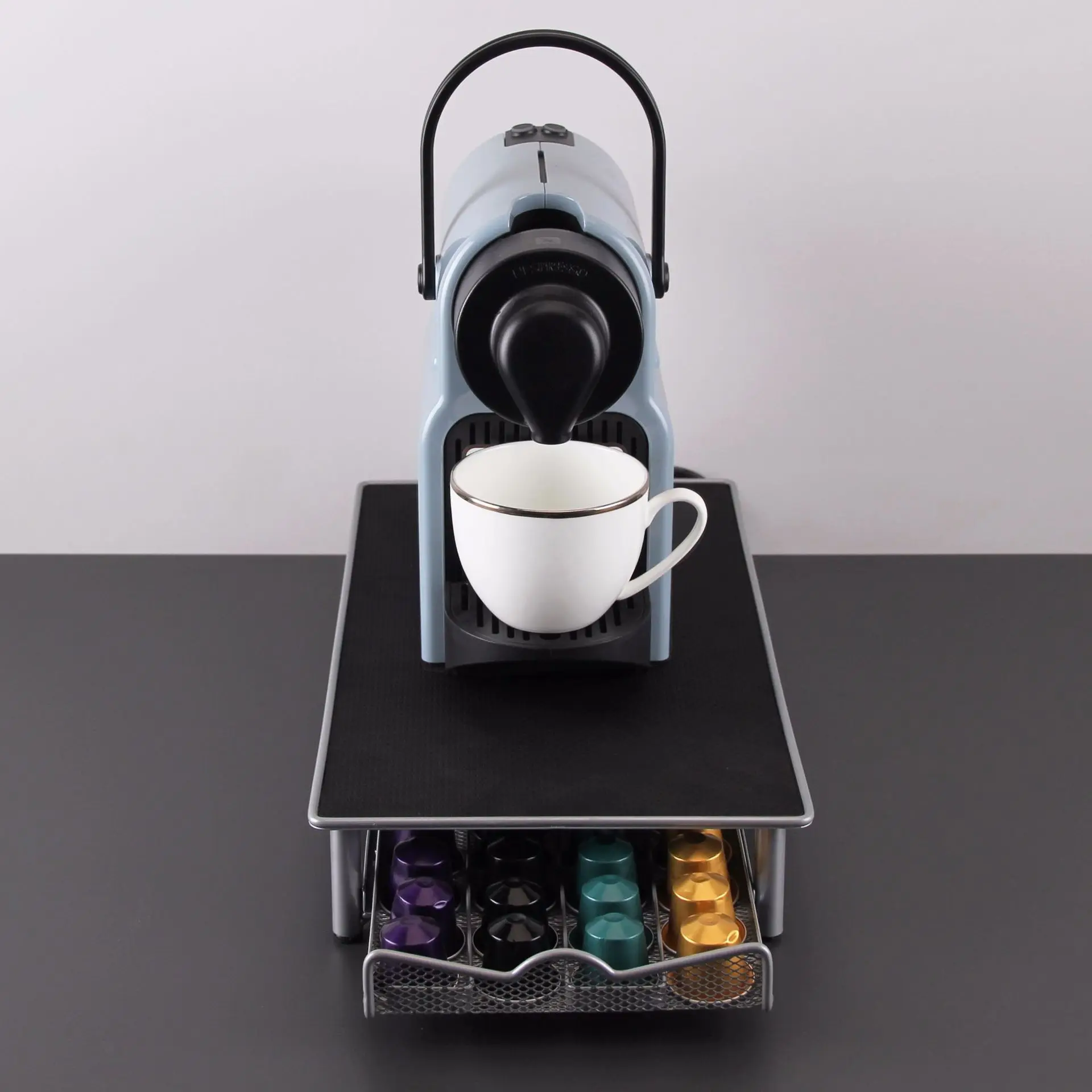 Нержавеющая сталь 40 чашки капсулы кофе nespresso стручки Держатель для хранения стойки ящики кофе капсулы полки Организации