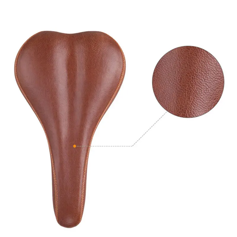 Велосипедное седло DEPRO из искусственной кожи ассиметричное черное для