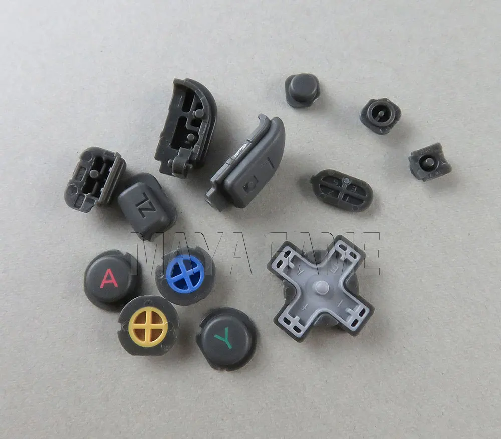Gray Color Замена цветов для новых 3dsxl 3dsll комплектных D Pad A B X Y L R ZL ZR Home ON OF power Buttons для новых 3DS XL LL Original - Цвет: Gray Color