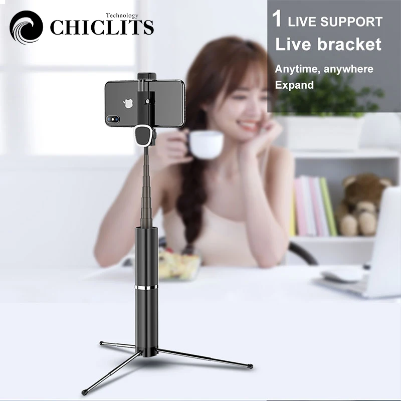 Bluetooth треугольная палка для селфи Портативный Ручной штатив смартфона с