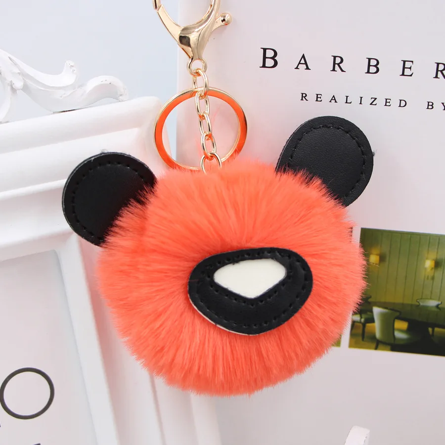 Kawaii брелок игрушки для девочек детский день рождения Забавный подарок цветная, мягкая, плюшевая чучела рюкзак Подвеска со свиньей брелок - Цвет: A010