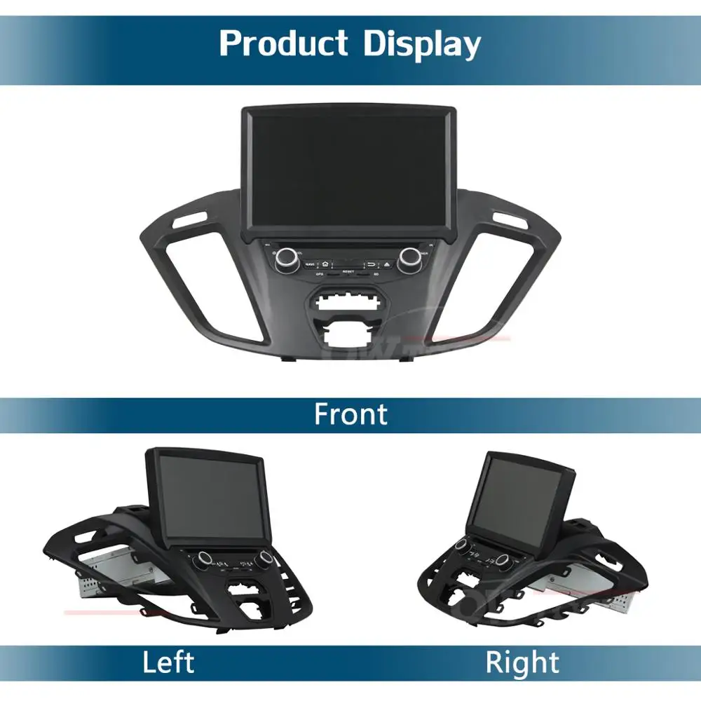 " ips 1920*1080 8 ядерный 4G+ 64G Android 9,0 автомобильный dvd-плеер для Ford Transit Custom 2013 DSP радио gps