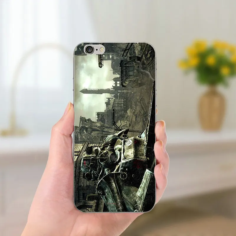 Мягкий Силиконовый ТПУ Fallout 4 видео игры телефонные чехлы для iPhone 8 7 6 s плюс X 5 5S SE 5C