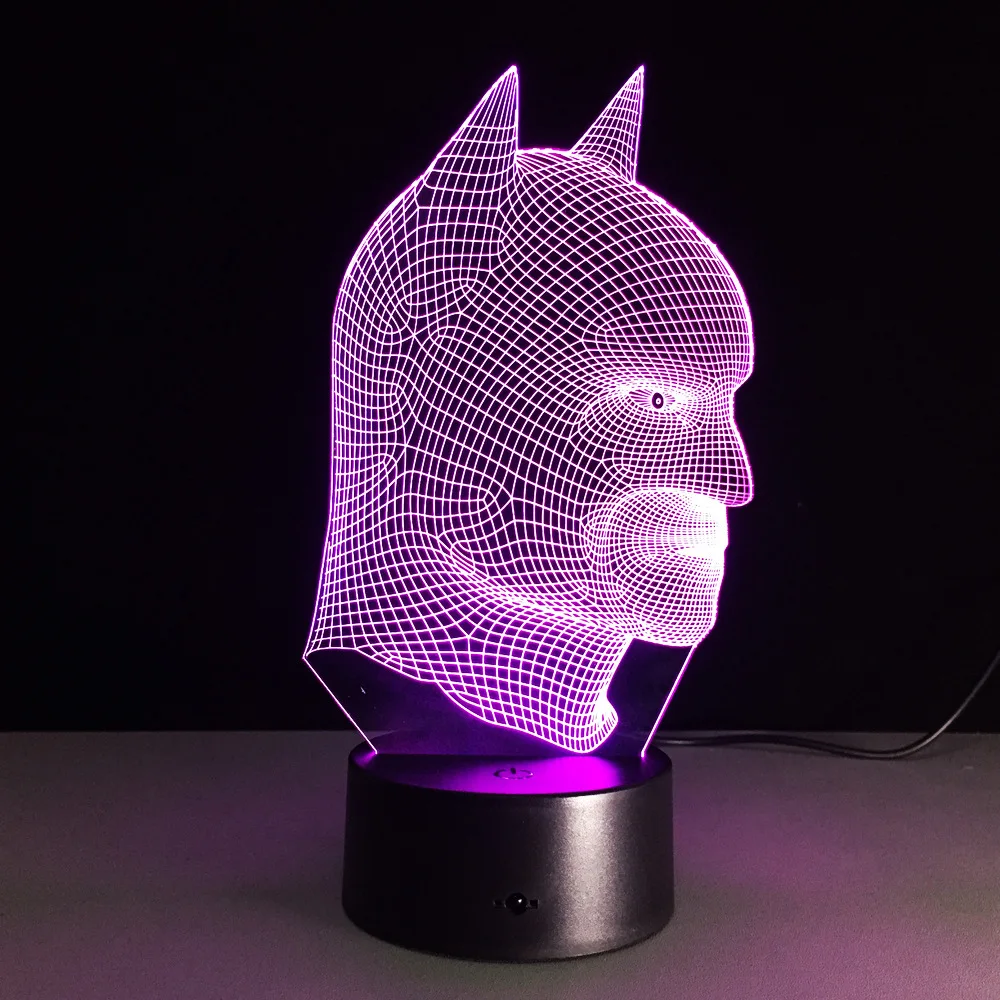 Классный рождественский подарок Бэтмен против Супермена 3D Акриловый