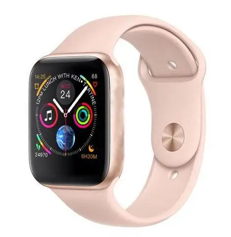 Серия 4 IWO 8 PLUS 44 мм smartWatch 4 1:1 сердечный ритм чехол для смарт часов для apple iPhone Android телефон