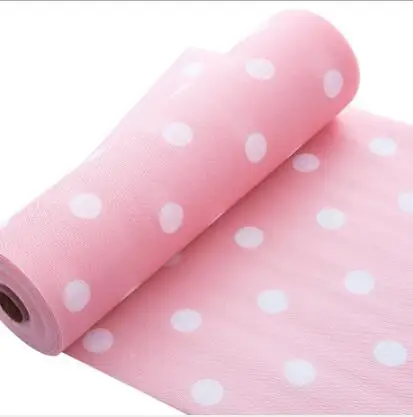 Pink Dots Бытовой водонепроницаемый ящик бумажный кухонный стол ящик полка вкладыш нескользящий шкаф контактная бумага DIY шкаф коврик в шкафчик коврик - Цвет: Pink Dots
