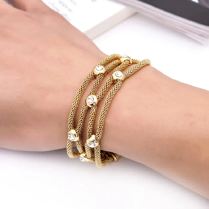 Find Me брендовые Модные Винтажные Многослойные магнитные браслеты и обручи для