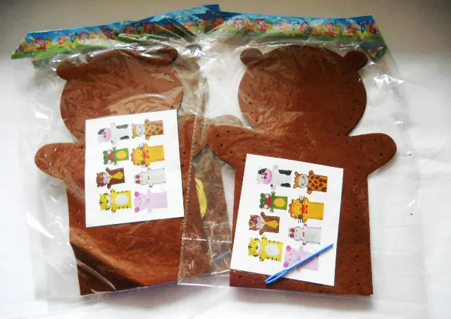 3 шт./лот. DIY войлочная ручная марионетка наборы для рукоделия Обучающие Игрушки
