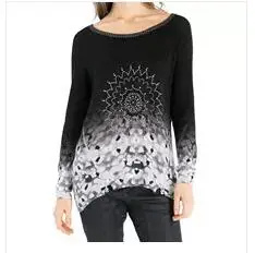 18 S M Хлопок испанский DEG весна и осень вязаный свитер XS-XXL - Цвет: 18 S M
