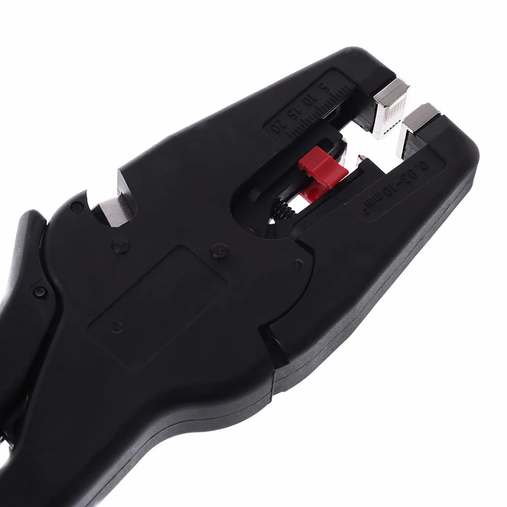 OOTDTY FS-D3 Self-регулировочные плоскогубцы зачистки изоляции для зачистки проводов с резьбовой головкой, режущий инструмент