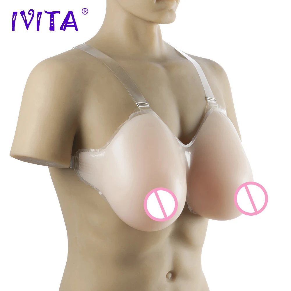 IVITA 6000g огромная накладная силиконовая грудь формирует поддельные для