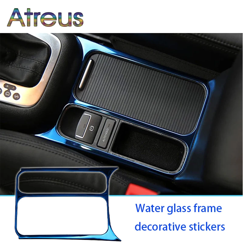 Atreus 1 шт. наклейки на панель стакана для воды из нержавеющей стали Volkswagen VW Tiguan 2010