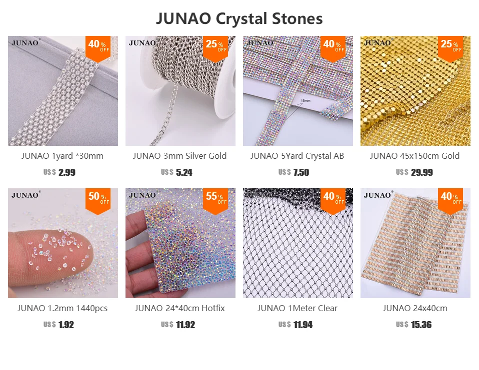 JUNAO SS16 блестящая швейная AB лента со стразами, стеклянные стразы, цепочка с отделкой из серебристого металла, цепочка с кристаллами, аппликация для одежды