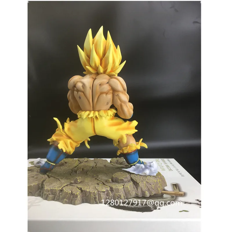 26 см статуя Dragon Ball Z Сон Гоку Супер сайян Gk 1/6 полноразмерная портретная фигурка из