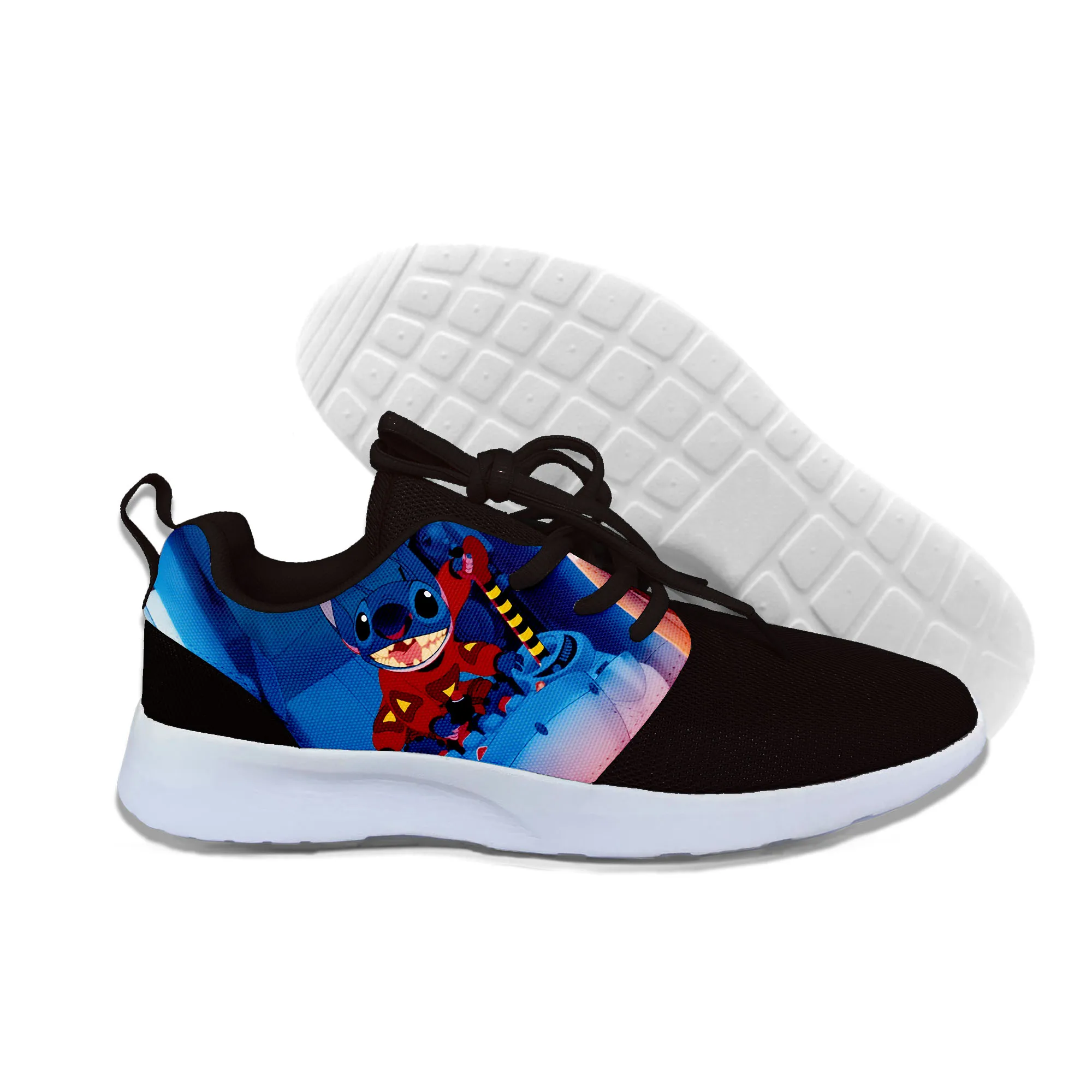 2019 hot fashion lilo and stitch 3D casual shoes for men/women high quality Harajuku printing Sneakers | Обувь
