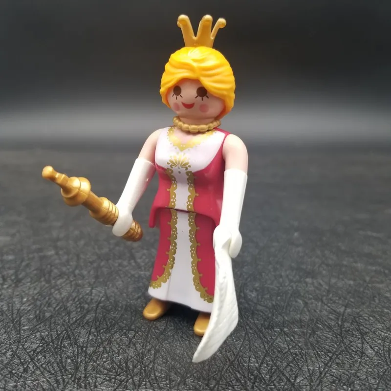 Экшн фигурки замка от Playmobil королева принцесса слуга девочка модель сделай сам