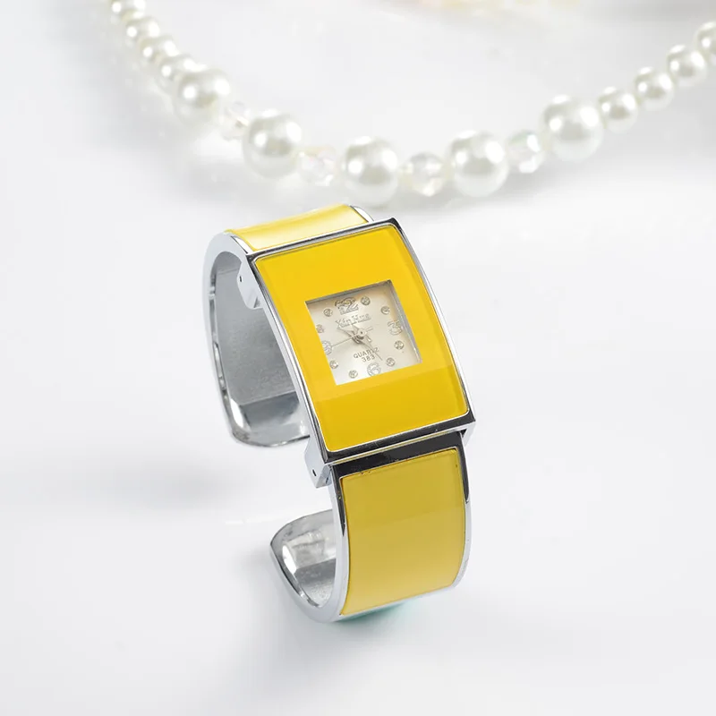 Fashion Bracelet Watch Cute Women's Watches Ladies Yellow Wrist Watches Clock relogio feminino bayan kol saati zegarek damski