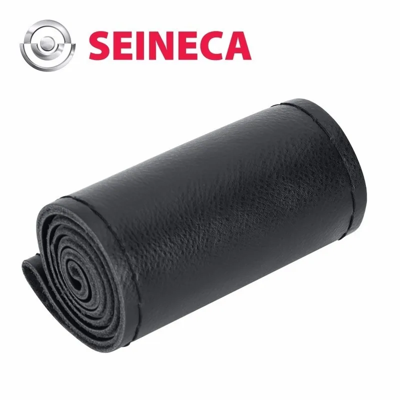 SEINECA 38 см DIY чехлы на руль мягкая кожаная оплетка автомобиля с иглой и резьбой