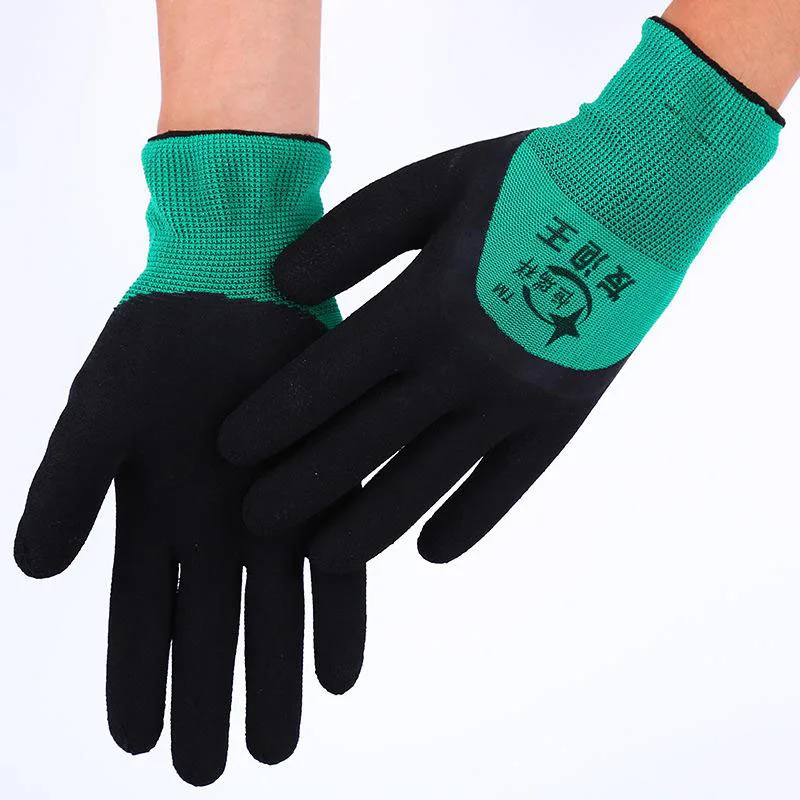 12 пар/лот перчатки с защитой от порезов защитные нейлоновые износостойкие пеной