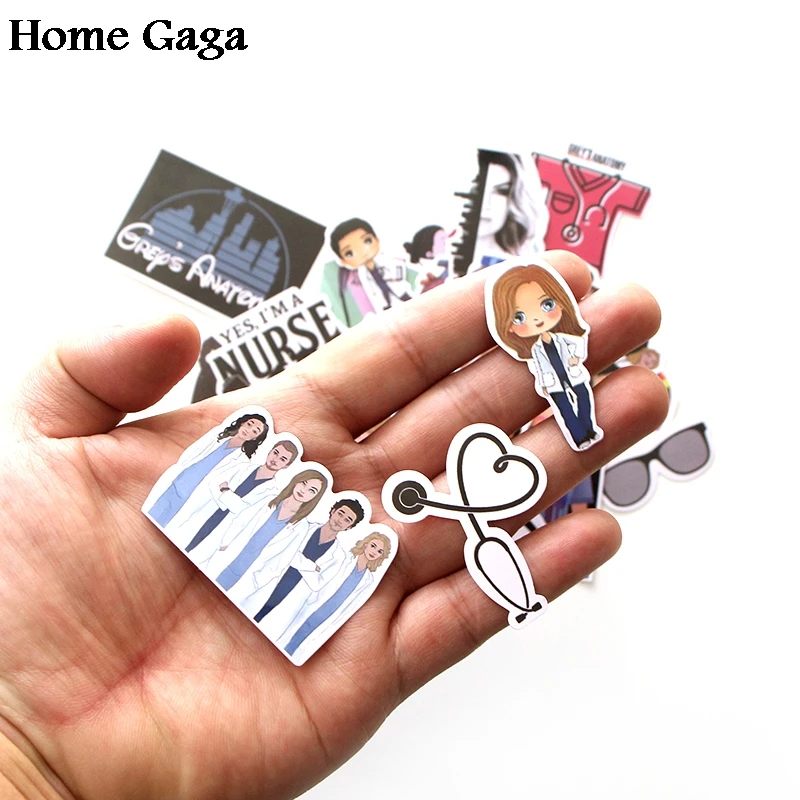 Homegaga 23 шт. серый Анатомия доктора Скрапбукинг наклейки креативные значки DIY декоративные наклейки Винтаж Ноутбук телефон D1718