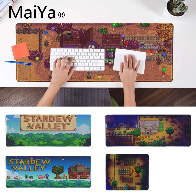 Maiya заказной кожаный уникальный настольный коврик Stardew Valley, игровой коврик для мыши,, большой коврик для мыши, клавишный коврик