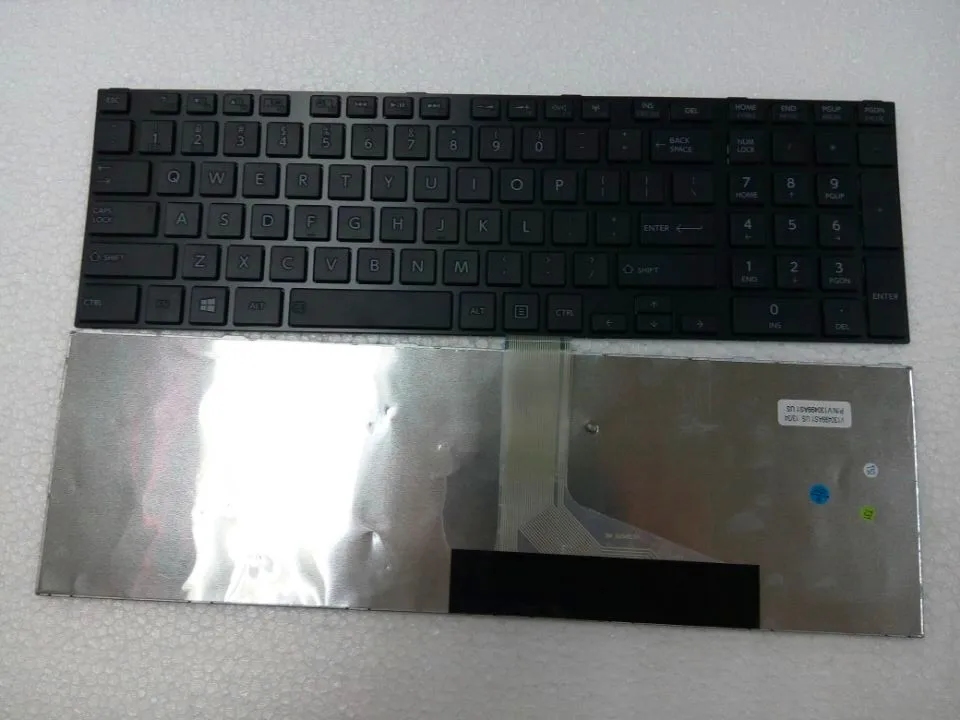 Новая американская черная рамка клавиатура для Toshiba Satellite L875 L850 L850D L855 L855D L870 L950 L950D