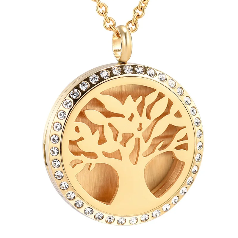 Эфирные масла с древом жизни для ароматерапии цвет золото розовое духи медальон