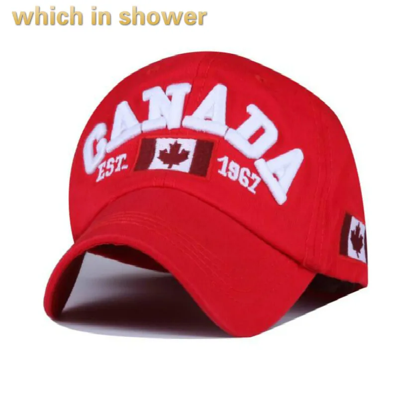 

which in shower unconstructed CANADA dad hat casual embroidery Canadian flag baseball cap hip hop cotton snapback hat cap bone